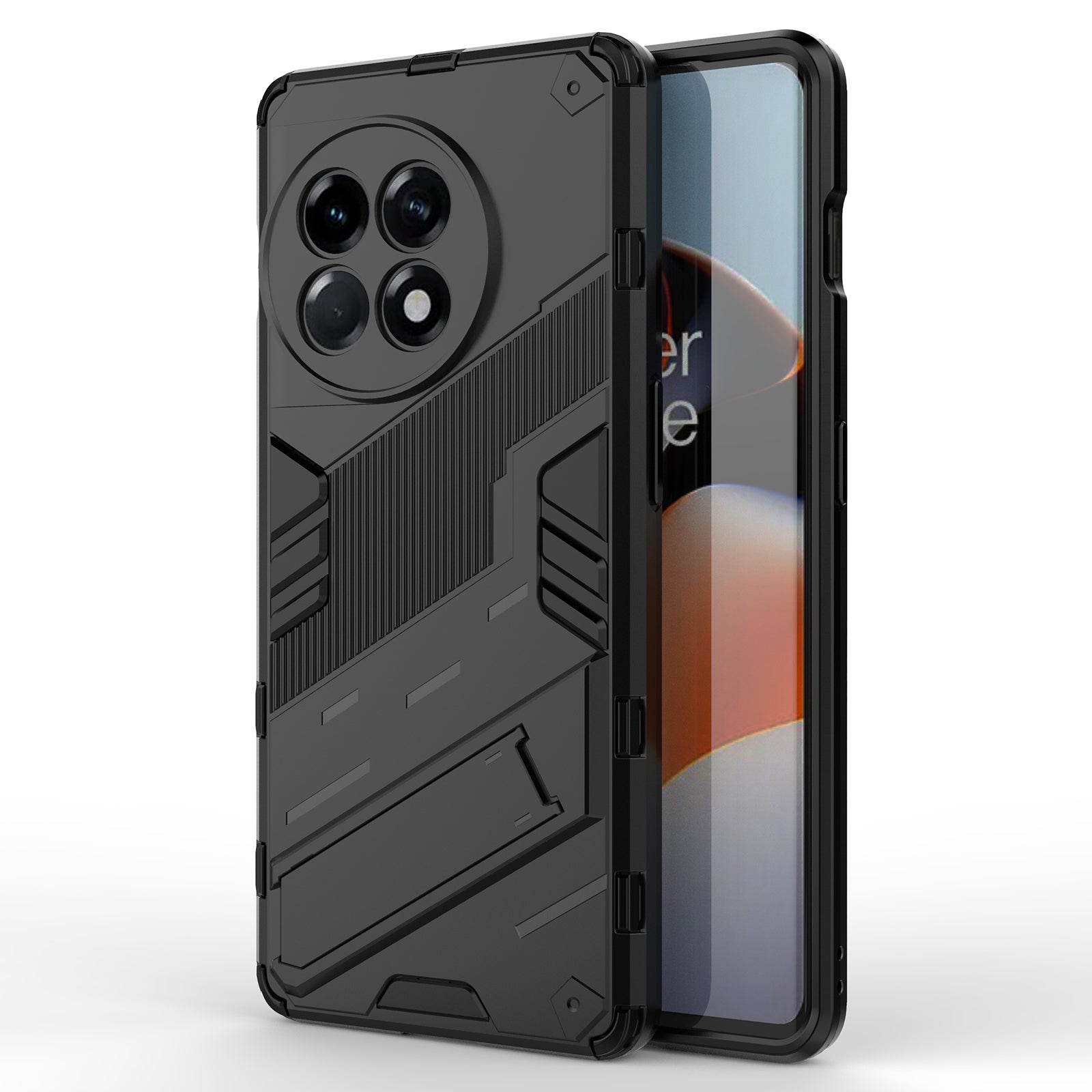 Anti-fall Phone Case for OnePlus Ace 2 5G 11R 5G Soft TPU Hard PC Mobile Phone Cover Kickstand Anti-fall Phone Case for OnePlus Ace 2 5G 11R 5G Soft TPU Hard PC Mobile Phone Cover Kickstand